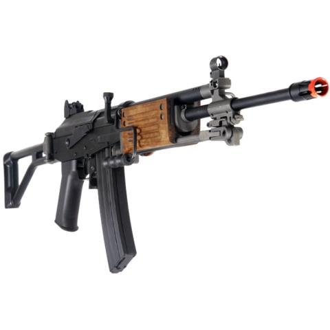 ICS Airsoft Galil ICAR ARM w/ Folding Stock Quick Deploy Bipod - BLACK