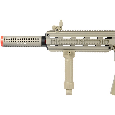 ICS Airsoft CXP-16 PROLINE Tactical AEG w/ QD Suppressor - TAN