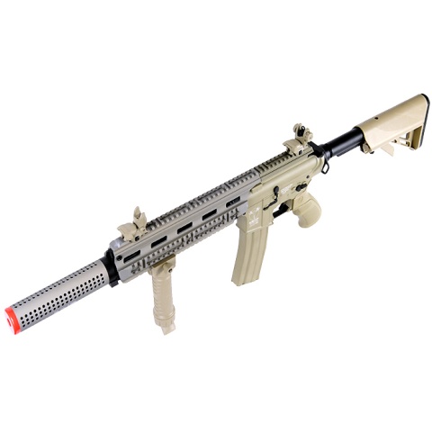 ICS Airsoft CXP-16 PROLINE Tactical AEG w/ QD Suppressor - TAN