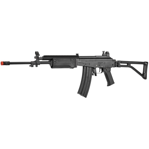 ICS Airsoft Galil ICAR GR AEG w/ Top Rail, Foldable Stock - BLACK