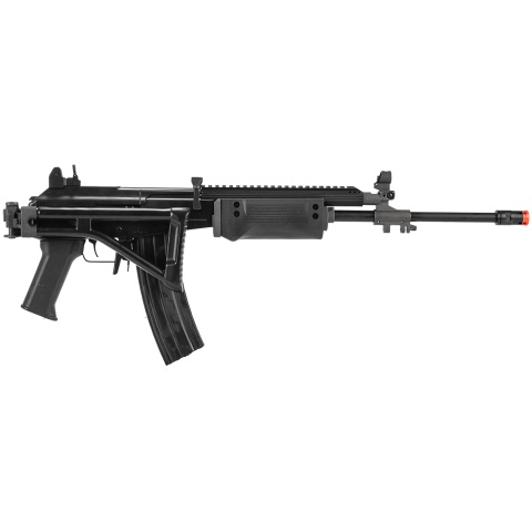 ICS Airsoft Galil ICAR GR AEG w/ Top Rail, Foldable Stock - BLACK
