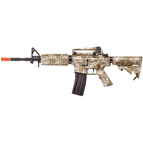 ICS Airsoft M4A1 AEG Assault Carbine Rifle - DESERT DIGITAL