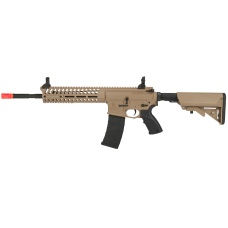 Lancer Tactical Airsoft M4 Multi-Mission AEG w/ Recoil System - TAN