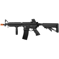 ICS Airsoft M4 AEG w/ RIS Crane Stock Electric Blowback - BLACK
