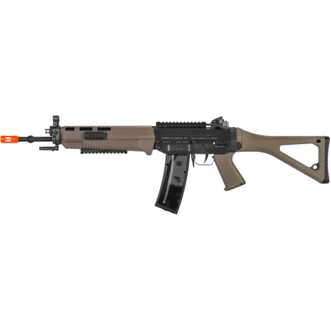 ICS Airsoft SIG 551 AEG Full Metal Long Barrel Rifle - DARK EARTH