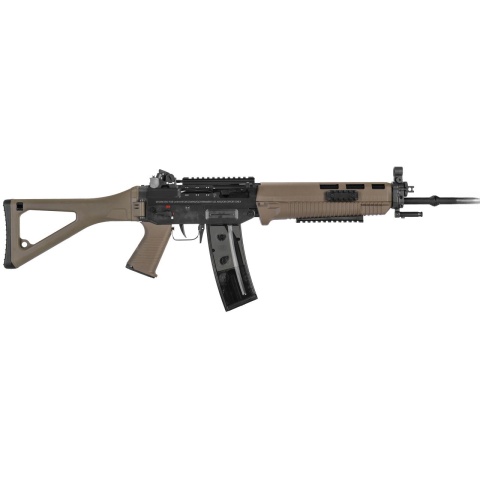ICS Airsoft SIG 551 AEG Full Metal Long Barrel Rifle - DARK EARTH