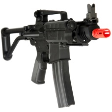 ICS Airsoft CQB M4 AEG Full Metal w/ Folding Stock - BLACK