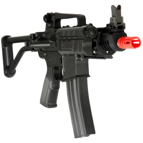 ICS Airsoft CQB M4 AEG Full Metal w/ Folding Stock - BLACK