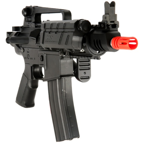 ICS Airsoft CQB M4 AEG Full Metal w/ Folding Stock - BLACK