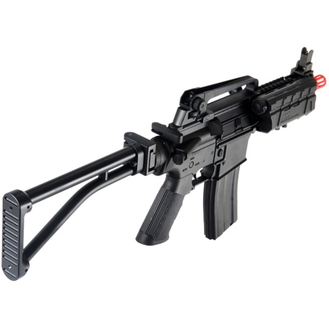 ICS Airsoft CQB M4 AEG Full Metal w/ Folding Stock - BLACK