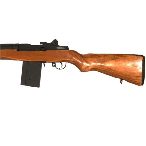 CYMA Airsoft M14 Fully Automatic AEG Rifle w/ Real Laminate Wood Stock