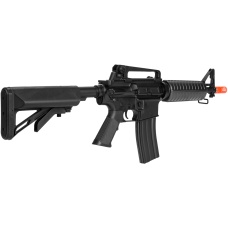 ICS Airsoft M4A1 AEG Full Metal w/ Command Crane Stock - BLACK