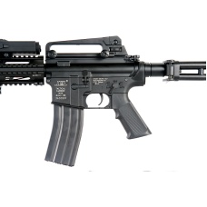 ICS Airsoft M4 AEG w/ RAS Tactical Folding Stock - BLACK