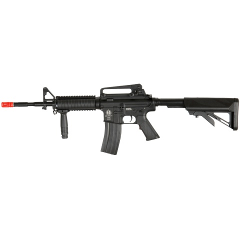 ICS Airsoft M4 AEG w/ RIS Crane Stock SOPMOD Version - BLACK