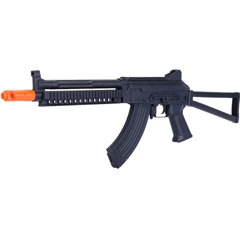 JG Airsoft AS 74U AEG Electronic Blowback Foldable Stock - BLACK