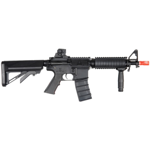 ICS Airsoft M4 RIS Sportline AEG w/ Crane Stock - BLACK