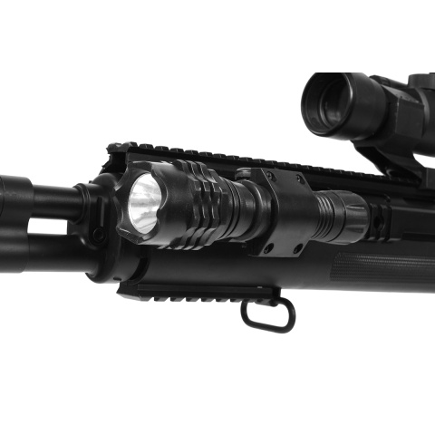 400 FPS AGM Airsoft M14 RIS Spring Sniper Rifle w/ Red Dot
