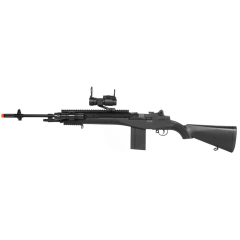 400 FPS AGM Airsoft M14 RIS Spring Sniper Rifle w/ Red Dot