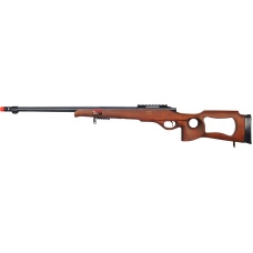 Well Airsoft MB09W Bolt Action Rifle w/ Fluted Barrel - WOOD