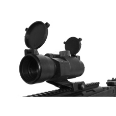 AGM M14 SOCOM RIS Airsoft Sniper Rifle w/ Flashlight and Scope