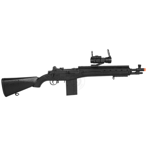 AGM M14 SOCOM RIS Airsoft Sniper Rifle w/ Flashlight and Scope