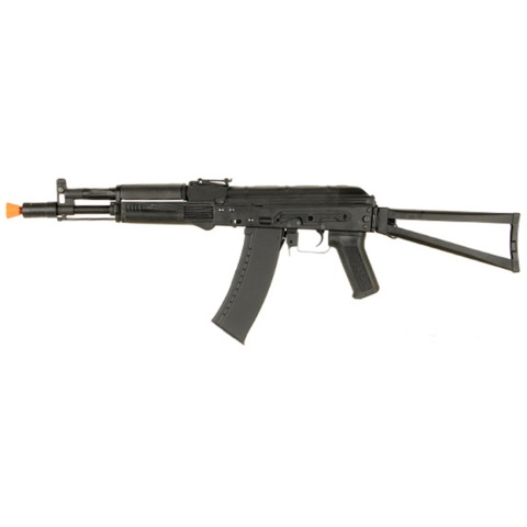 Lancer Tactical Airsoft AKS-104 AEG Full Metal Folding Stock - BLACK