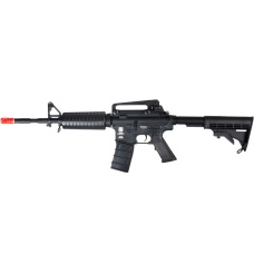 ICS Airsoft M4A1B AEG Polymer Edition w/ Adjustable LE Stock - BLACK