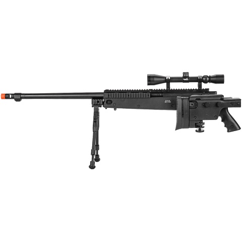 WellFire MB4407 Tri-Rail MK96 Spring Airsoft Sniper Rifle - BLACK