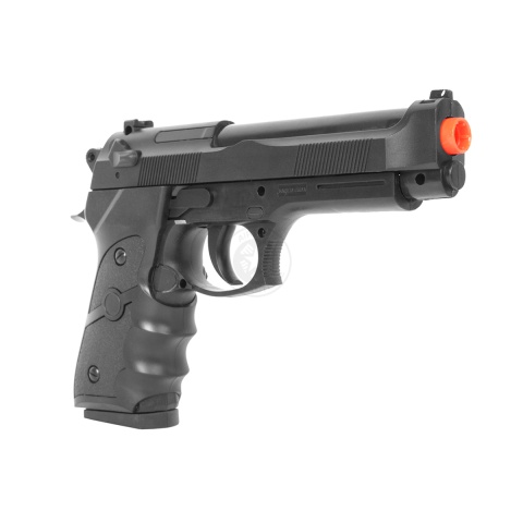 Double Eagle M9 Airsoft Spring Pistol w/ Ergonomic Grip - BLACK