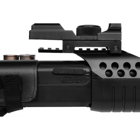 350 FPS AGM Airsoft Tactical Pump Action Shotgun w/ Flashlight