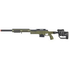 Well Airsoft M24/M28 BOLT Action Rifle w/ Folding Stock - OLIVE DRAB