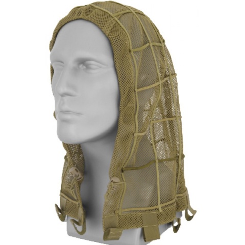 Airsoft Tactical Ghillie Hood - KHAKI