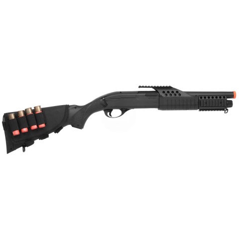 340 FPS Airsoft Shell-Fed Full Stock Pump Action Shotgun