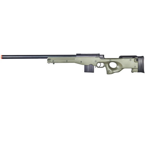Well Airsoft L96 AWS BOLT Action Rifle w/ Aluminum Barrel Optics Rail - OD