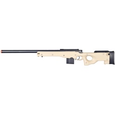 Well Airsoft L96 AWS BOLT Action Rifle Metal Barrel Optics Rail - TAN