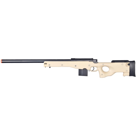 Well Airsoft L96 AWS BOLT Action Rifle Metal Barrel Optics Rail - TAN