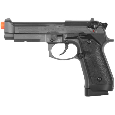 HFC Airsoft 199X Pistol Special Forces CO2 Powered w/ GBB - BLACK