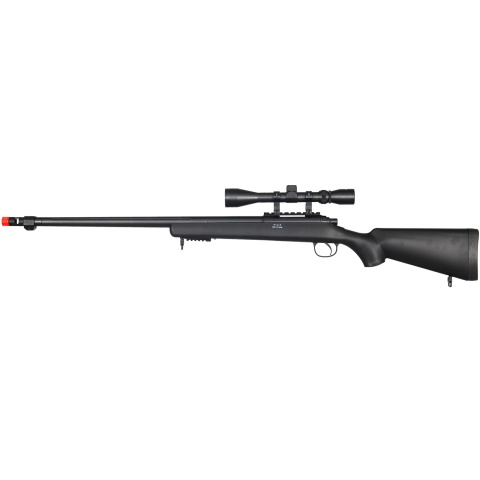 Well Airsoft VSR 10 Bolt Action Rifle w/ Fixed Stock Fluted Barrel