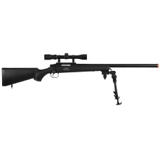 AGM Airsoft VSR 10 Bolt Action Rifle w/ Fixed Stock, Scope, Bipod