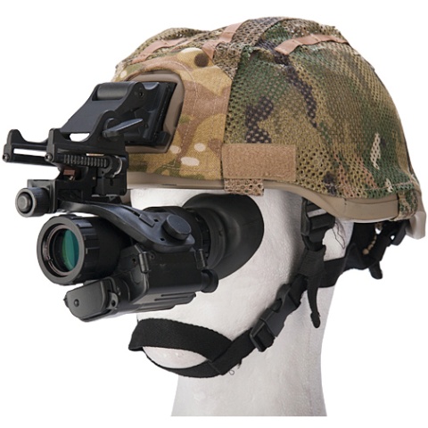 UK Arms Airsoft PVS 14 Scope 3x Magnification w/ Red Laser - BLACK