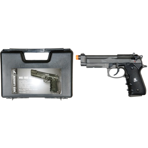 HFC Airsoft 193 Pistol Accessory Rail Gas Powered (Color: Black)