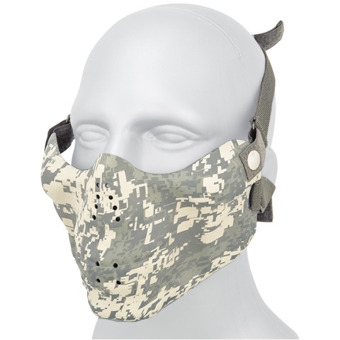 AMA Tactical Skull Lower Face Mask w/ Foam Padding - ACU