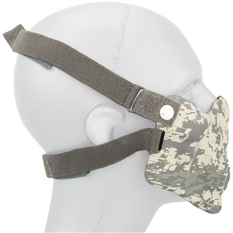 AMA Tactical Skull Lower Face Mask w/ Foam Padding - ACU