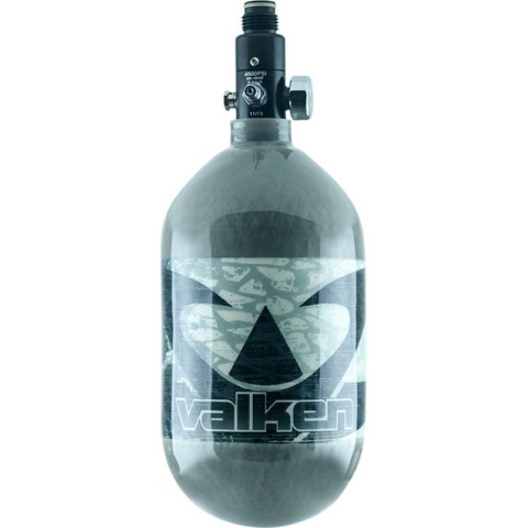Valken Air 68/4500 (EU) High-Polish Carbon Fiber Tank - COOL GREY