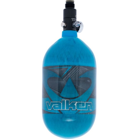 Valken Air 68/4500 (EU) Polished Carbon Fiber Tank - REDEMPTION BLUE