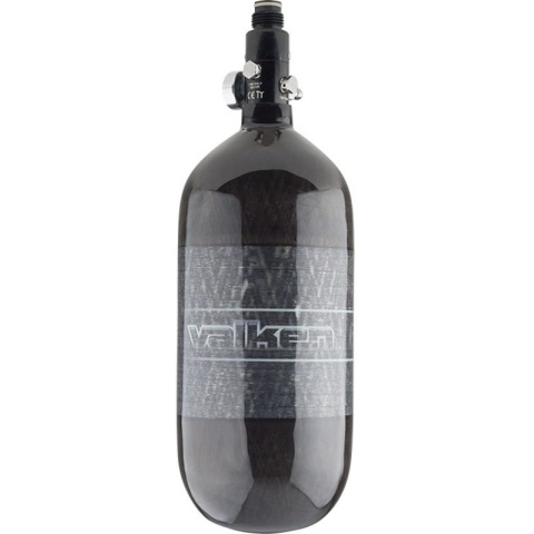 Valken Air 90/4500 Carbon Fiber Tank w/ Regulator - BLACKOUT