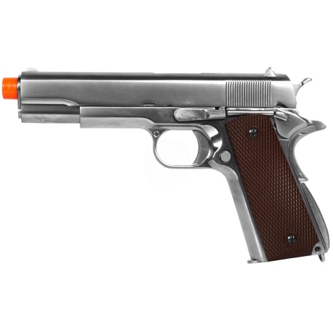 WE-Tech M1911 Hi-Capa Airsoft GBB Gas Blowback Pistol (Color: Silver)