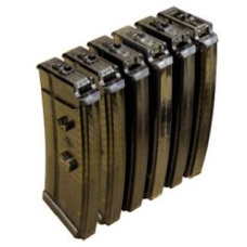 ICS Airsoft SIG Low Cap Magazines 50 Rd Cap - 6 PACK - BLACK