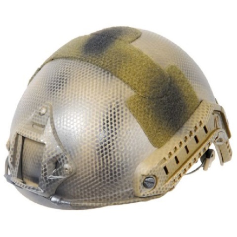 Lancer Tactical Airsoft Helmet Ballistic Type - DARK EARTH - M/L
