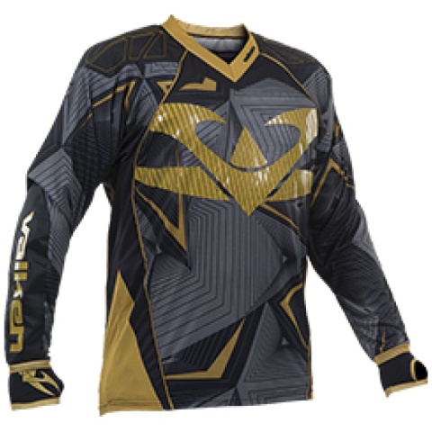 Valken Redemption Vexagon Tactical Jersey - BLACK/GOLD
